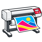 Plotter publicitario de gran formato